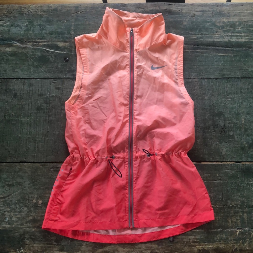 Orange Nike running vest